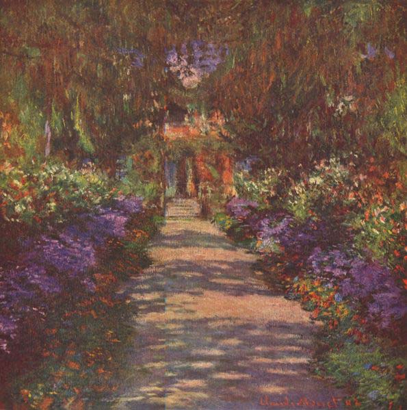 Claude Monet Garden Path,